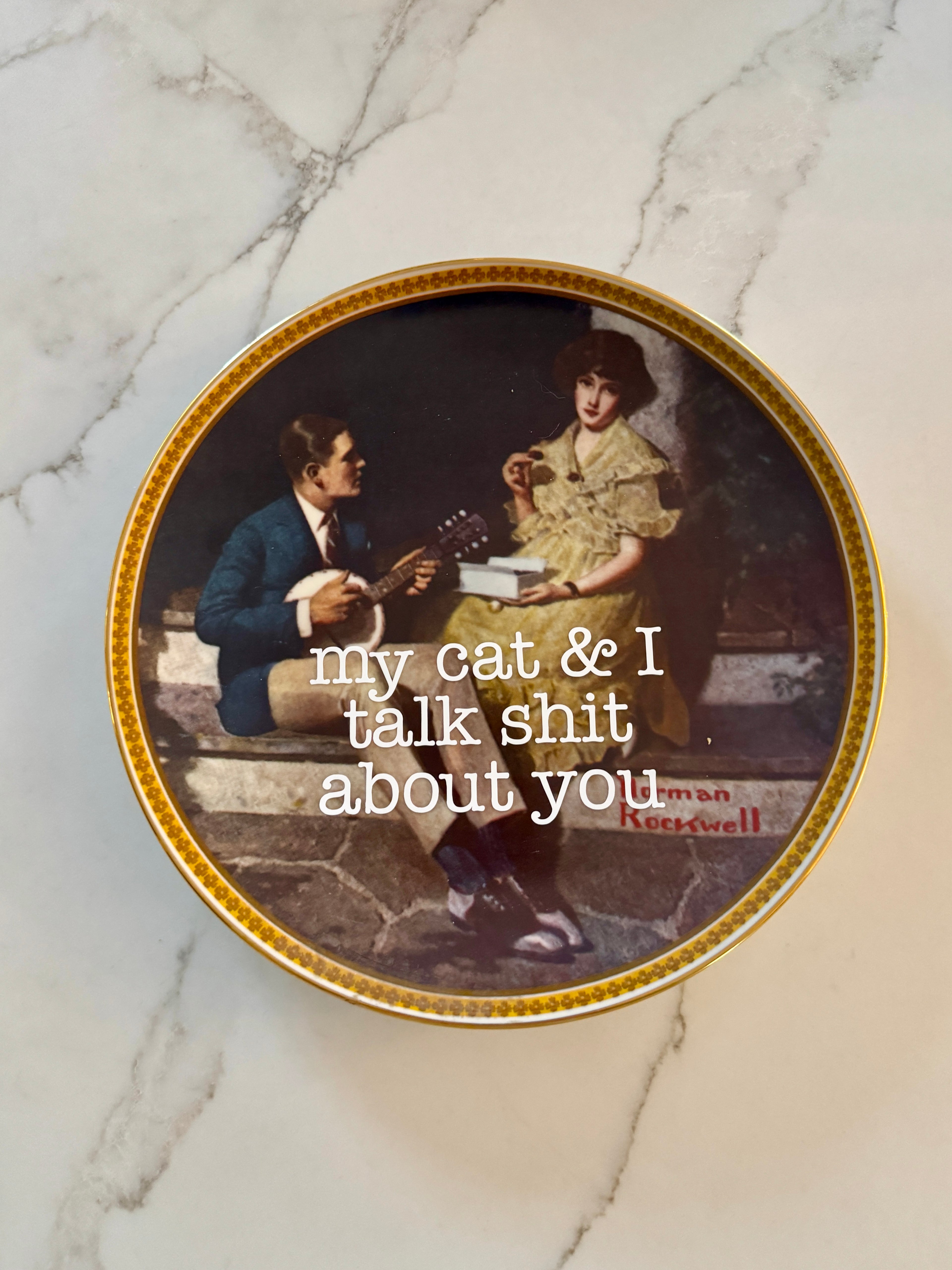 my cat & I talk shit about you